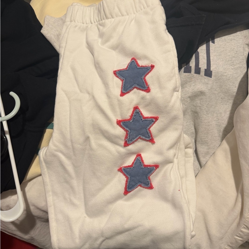 Vintage Havana White star sweatpants